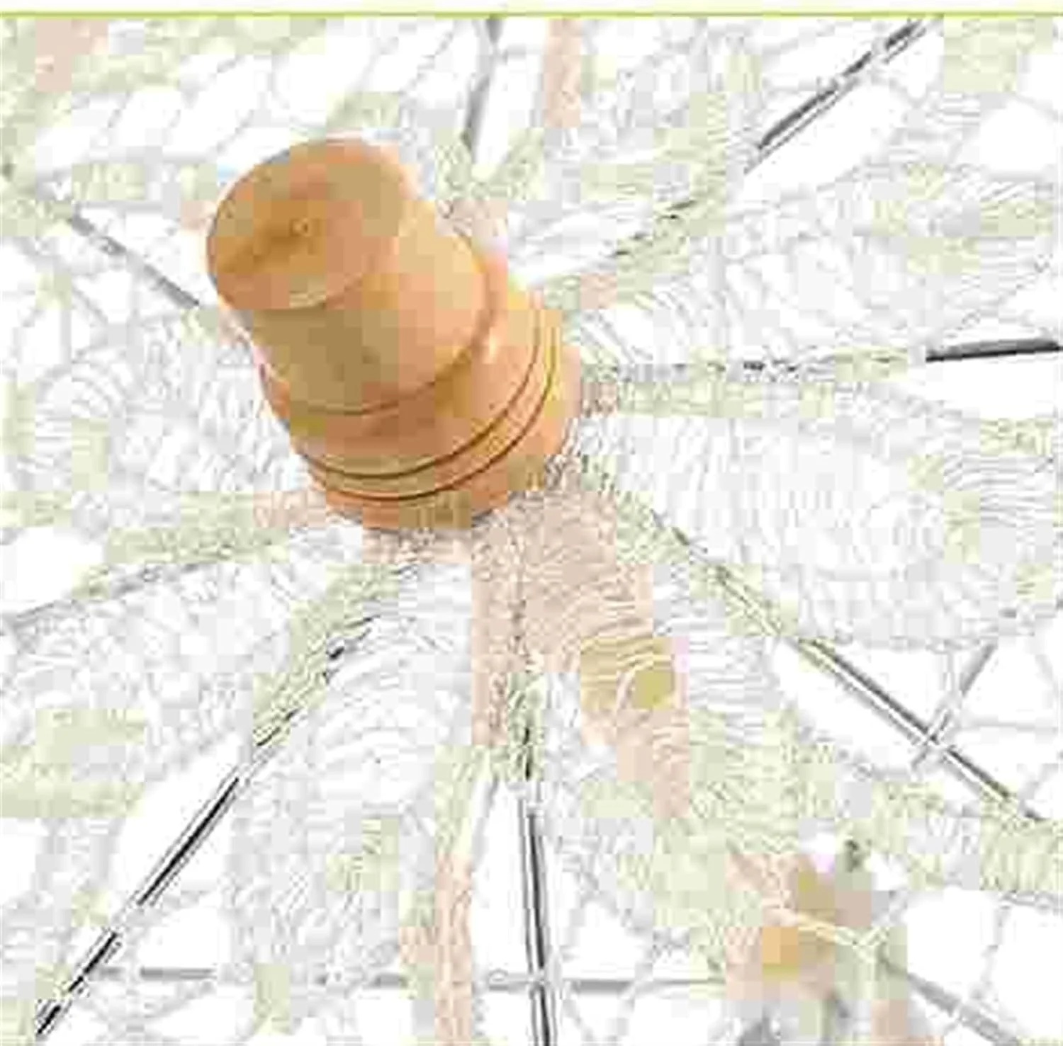 چتر شفاف دست ساز زنانه