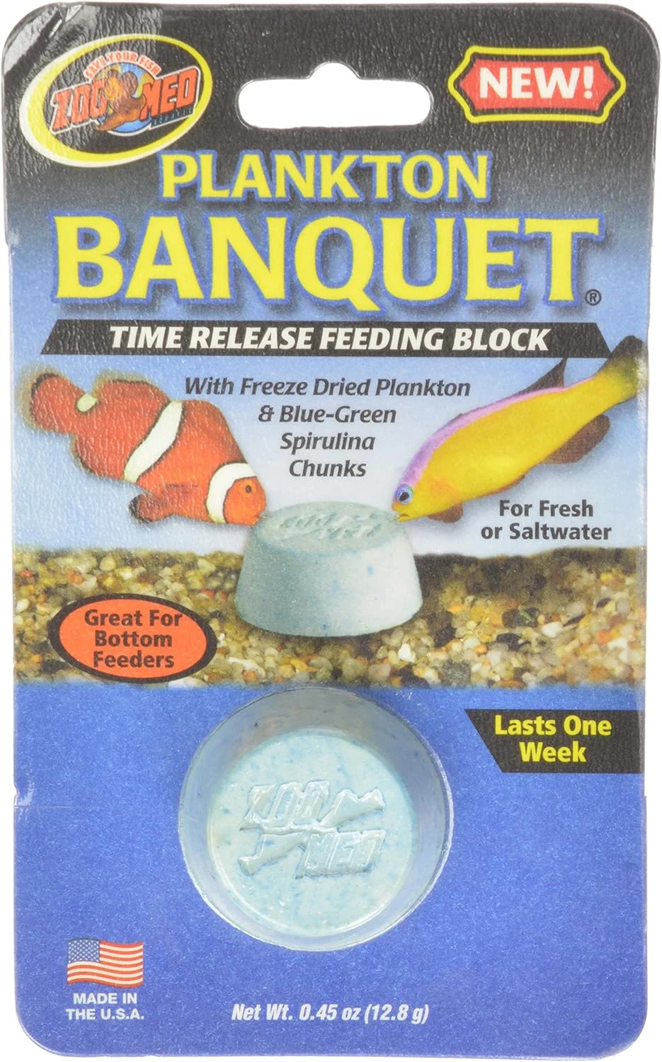 بلوک غذای پلانکتون Zoo Med Laboratories، AZMBB4