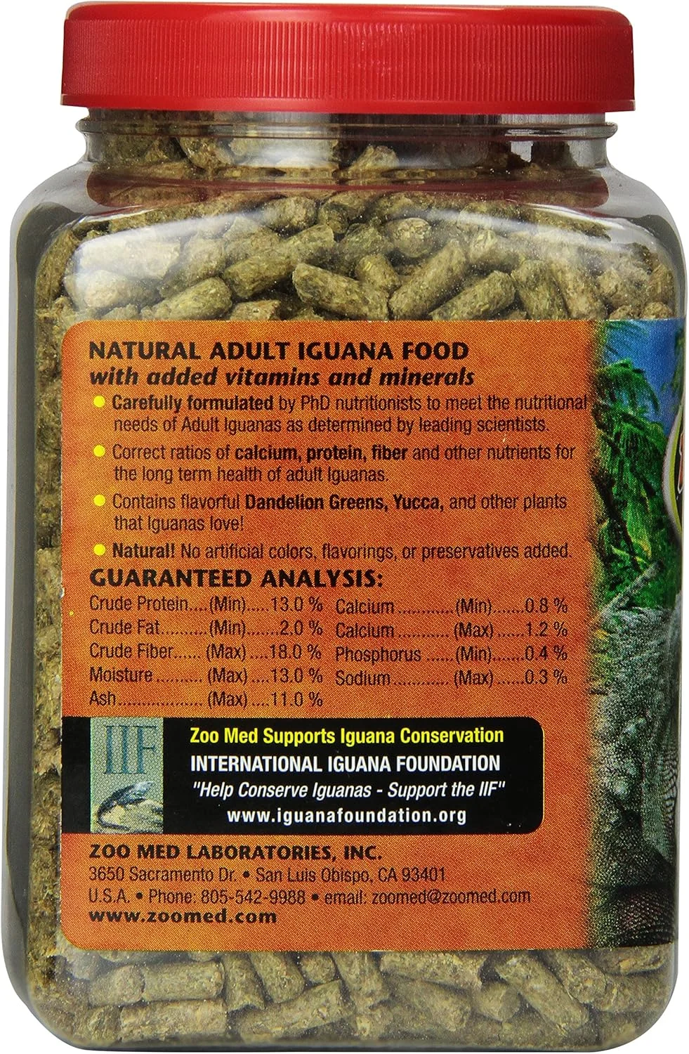 غذای ایگوانای بالغ زو مد، 283 گرم