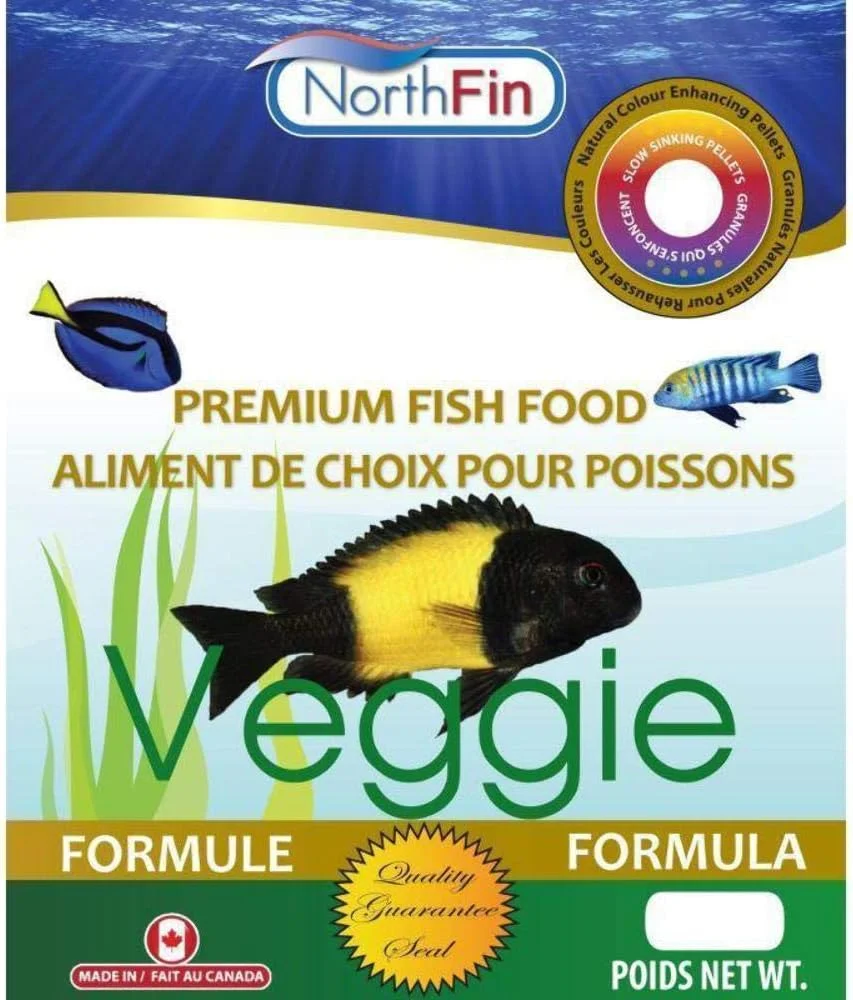 غذای گیاهی نورث فین، پلت 3 میلی متری، بسته 100 گرمی
