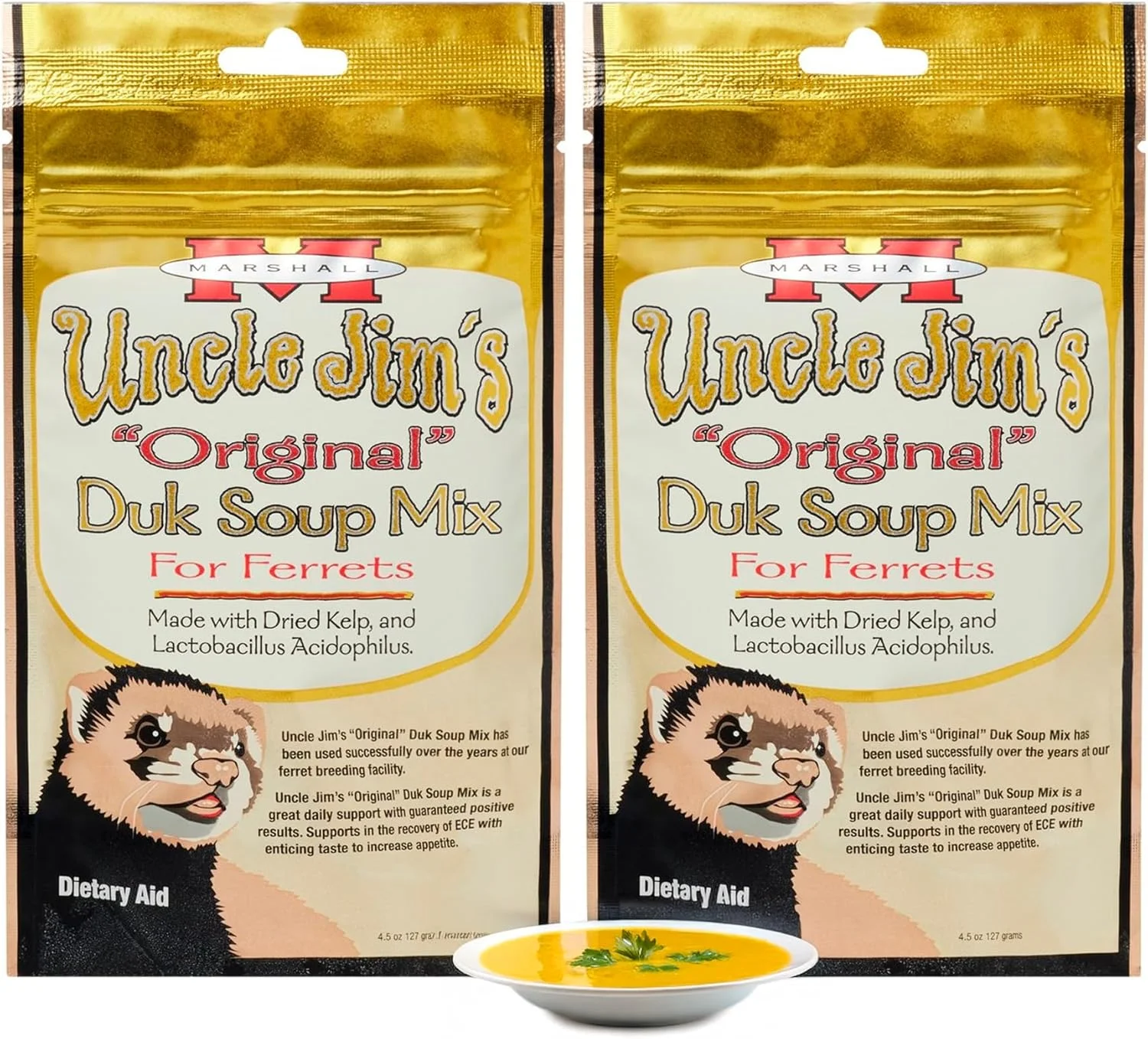 مخلوط سوپ داک Uncle Jims مارشال پت پروداکتس 4.5 اونس (مجموعه 2 عددی)