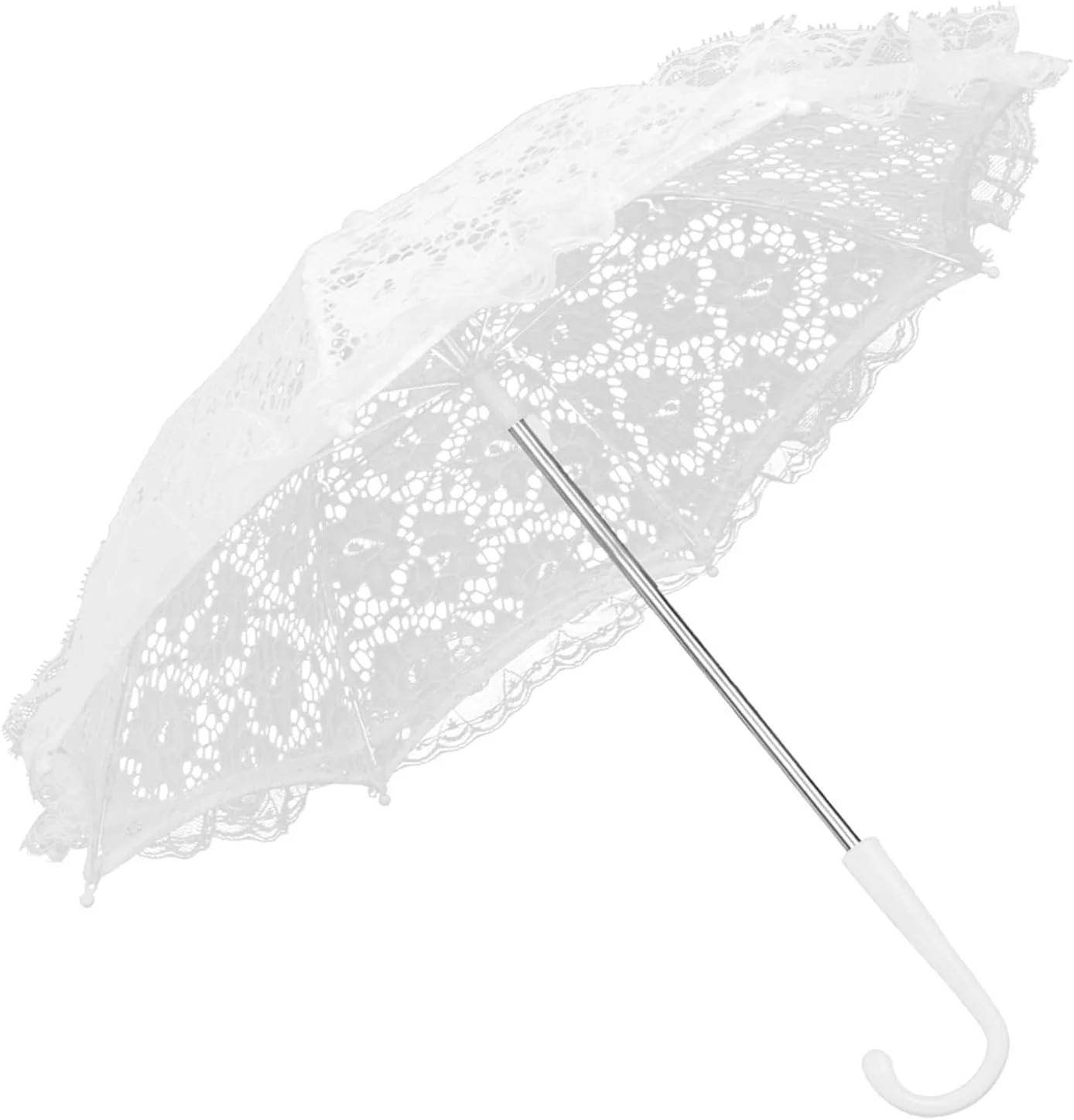 چتر گلدار توری رمانتیک Sorandy برای اجرای تئاتر، توری + فولاد ضد زنگ