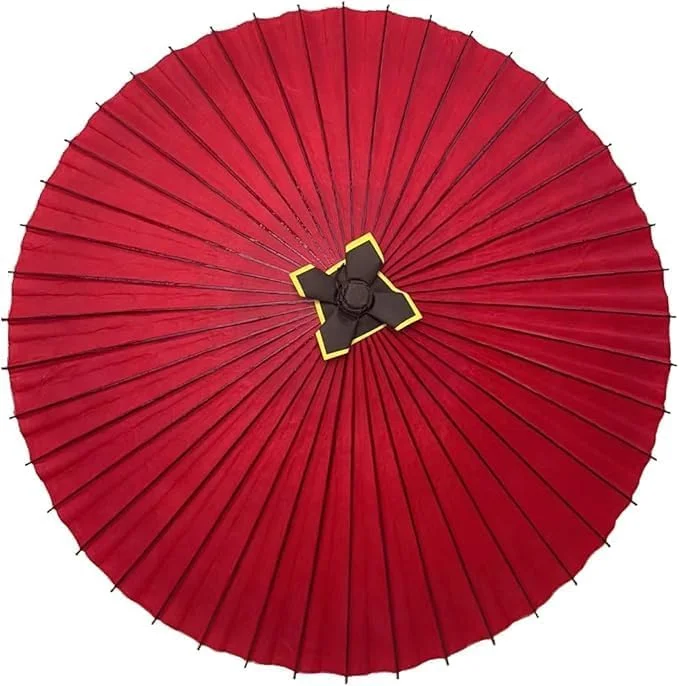 چتر کاغذی ژاپنی YAMAMOTOTAKIZAYIKUYA ضد آب و ضد آفتاب دست ساز، چتر کاغذی روغنی هنر آسیایی رقص کلاسیک طرح شکوفه آلو مناسب مهمانی های عروسی، عکاسی، لباس و اجرای نقش