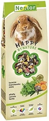 غذای خرگوش نستور با یونجه، هویج و گیاهان (بسته 3 عددی، 700 میلی لیتر)