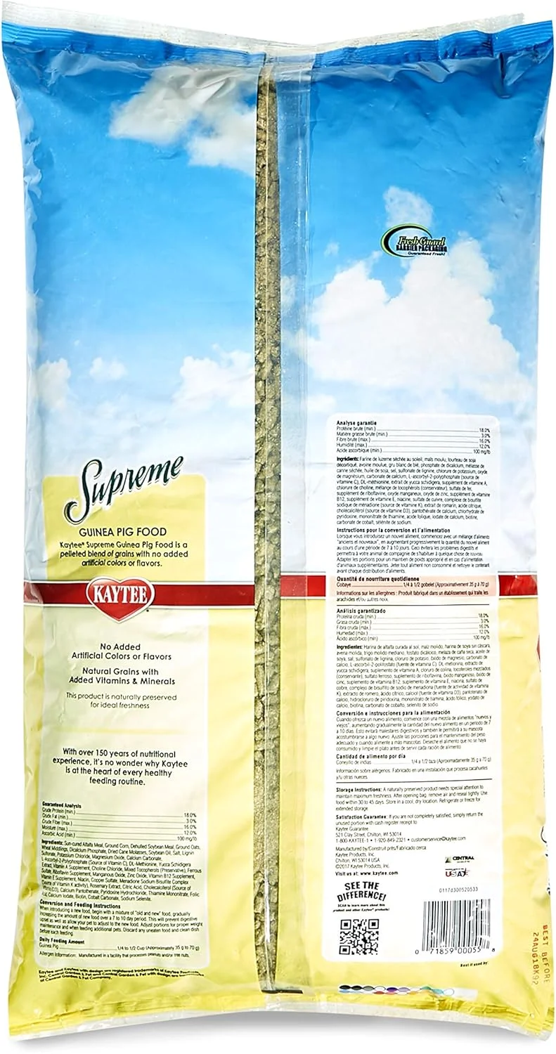 غذای خوکچه هندی کیتی سوپریم 4.5 کیلوگرمی