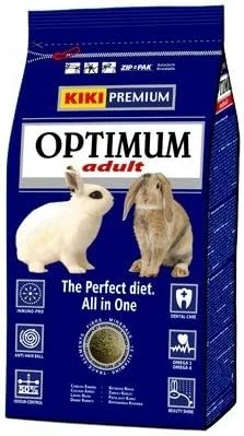 غذای کامل خرگوش بالغ کیکی اپتیموم، رژیم غذایی عالی همه در یک 600 گرمی غذای کامل خرگوش بالغ کیکی اپتیموم، رژیم غذایی عالی همه در یک 600 گرمی