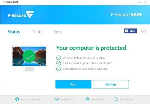 محافظ امنیتی اِف-سکیور سیف - 1 کاربر 1 ساله محافظ امنیتی اِف-سکیور سیف - 1 کاربر 1 ساله