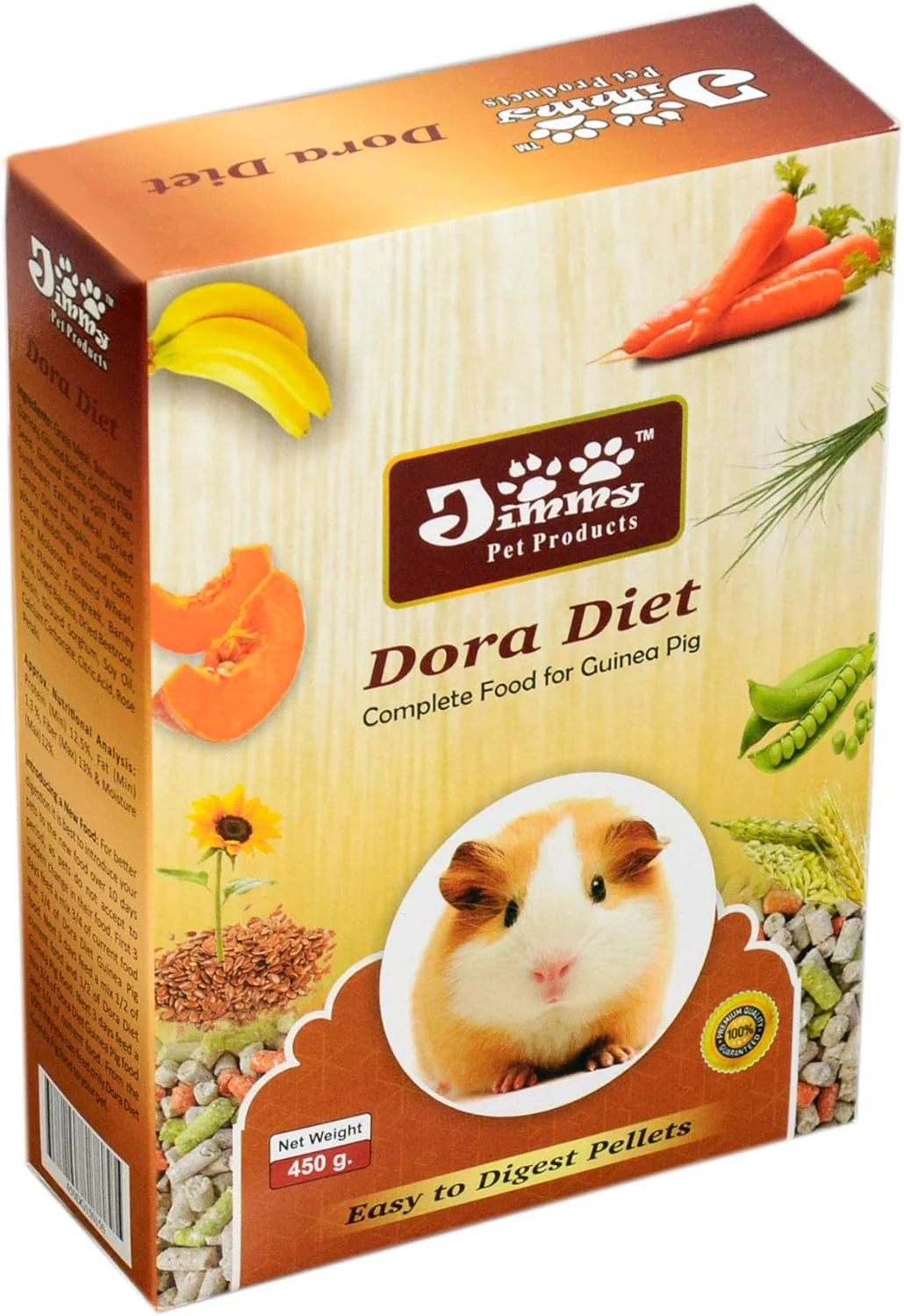 غذای رژیمی خوکچه هندی Dora از محصولات حیوانات خانگی JiMMy (۱.۶ کیلوگرم)