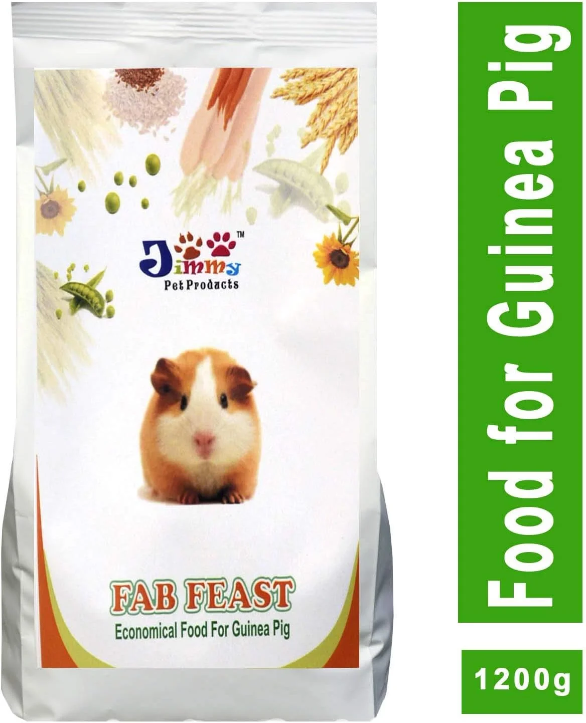 غذای خوکچه هندی جشن خوشمزه جیمی پت پروداکتس (1.2 کیلوگرم)