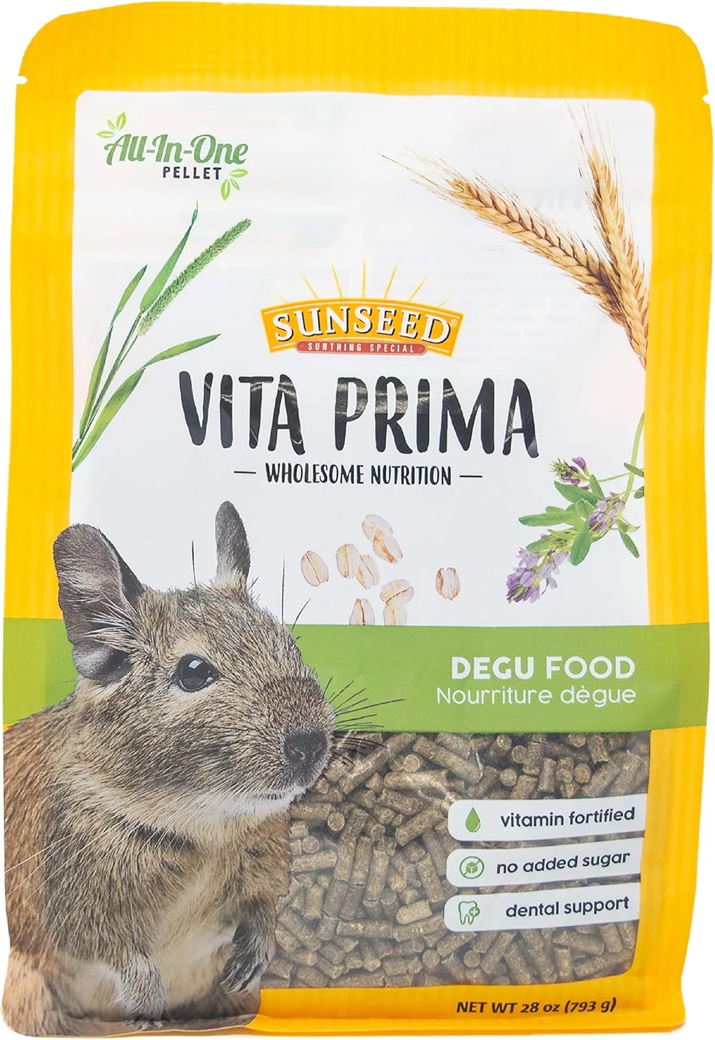 غذای مخصوص جوندگان سان سید مدل Sunscription Vita Exotics Prima Degu غذای مخصوص جوندگان سان سید مدل Sunscription Vita Exotics Prima Degu