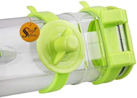 بطری آب 350 میلی لیتری ضد نشت برای همستر/کوتوله/جربیل/موش/خوکچه هندی/راسوی اهلی/خرگوش (سبز) (1 عدد)