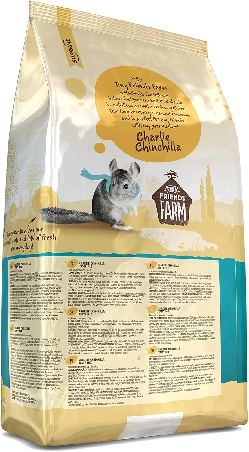 غذای چینچیلا چارلی مزرعه دوستان کوچک سوپریم پت فودز، 2 پوند