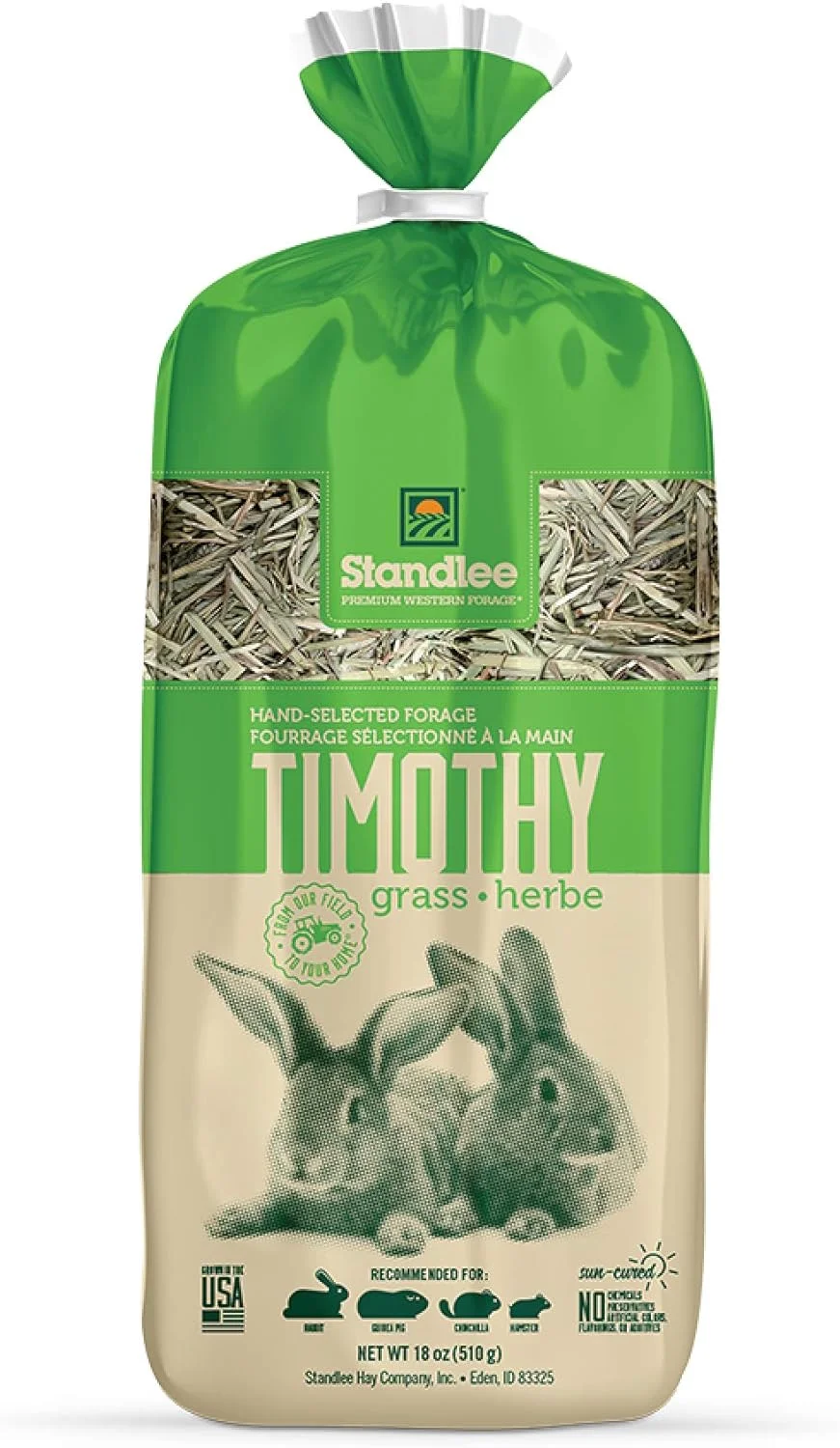 یونجه تیموتی غربی ممتاز Standlee، بسته 510 گرمی