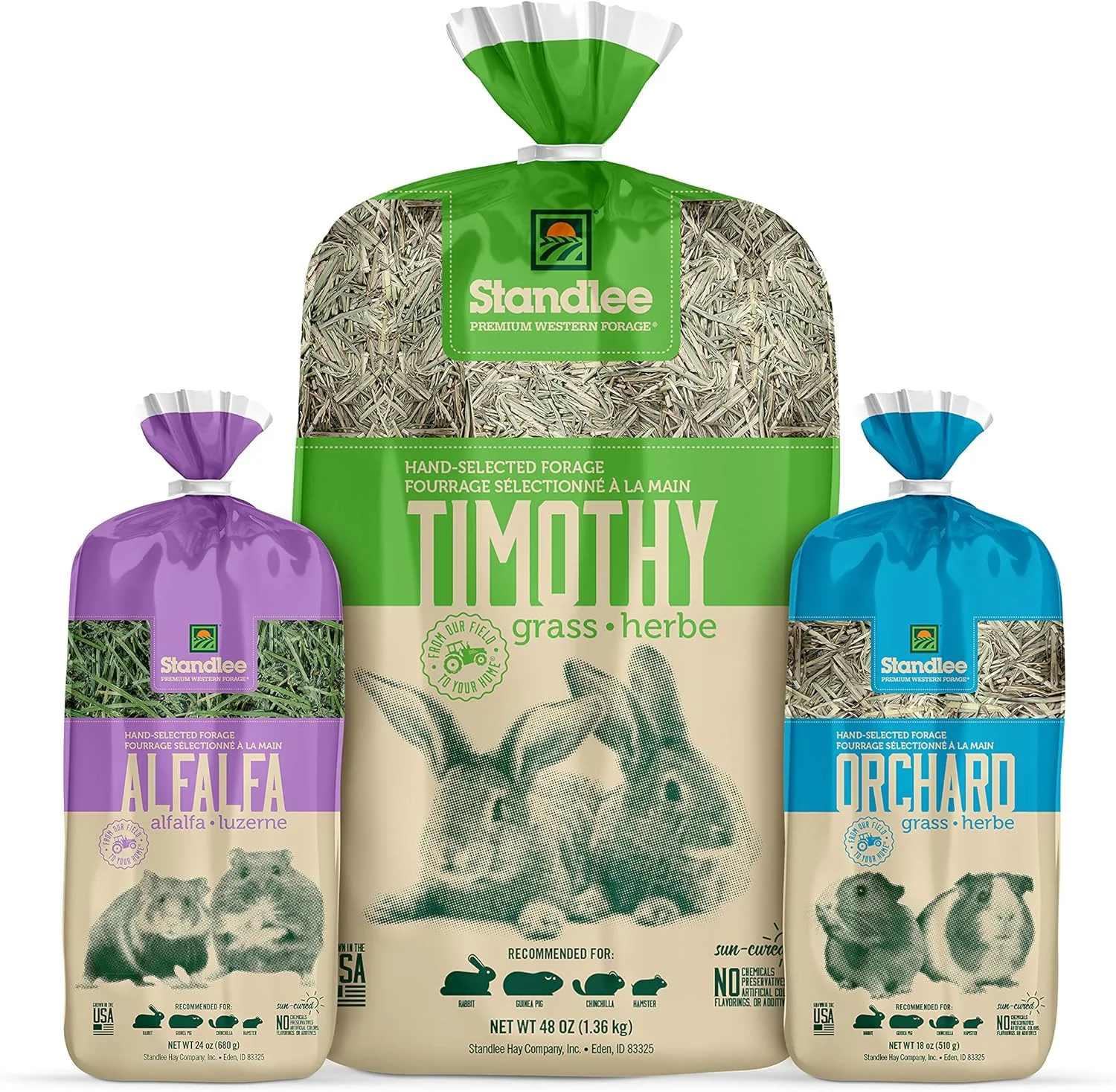 یونجه تیموتی غربی ممتاز Standlee، بسته 510 گرمی