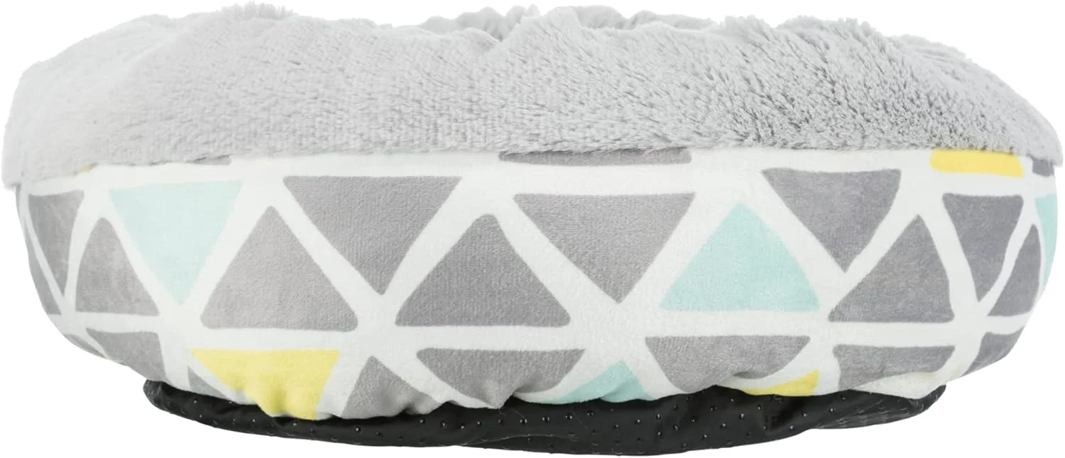 تخت خواب گرد و نرم خرگوش تریکسی برای حیوانات خانگی کوچک - خاکستری/35x13 سانتی متر