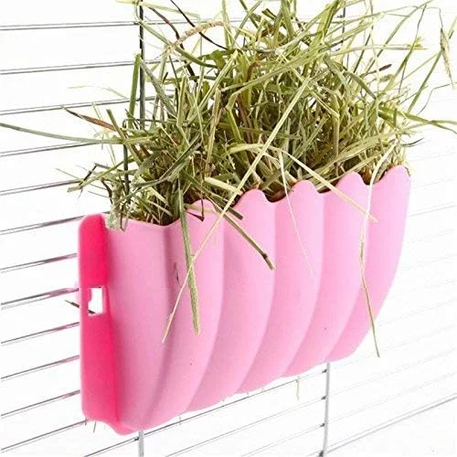 آخور یونجه/فیدر علف/نگهدارنده قابل حمل و نصب در قفس برای خرگوش/خوکچه هندی/راسوی اهلی