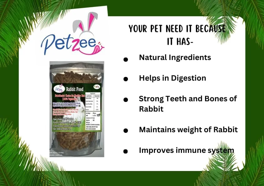 غذای خرگوش پلت، رژیم غذایی بسیار مغذی مناسب برای انواع خرگوش، انتخاب متخصص تغذیه (6 میلی متر - 950 گرم)