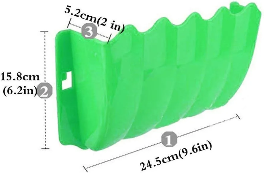 آخور یونجه/علف خوار/نگهدارنده قابل حمل و نصب در قفس برای خرگوش/خوکچه هندی/راسوی اهلی (سبز)