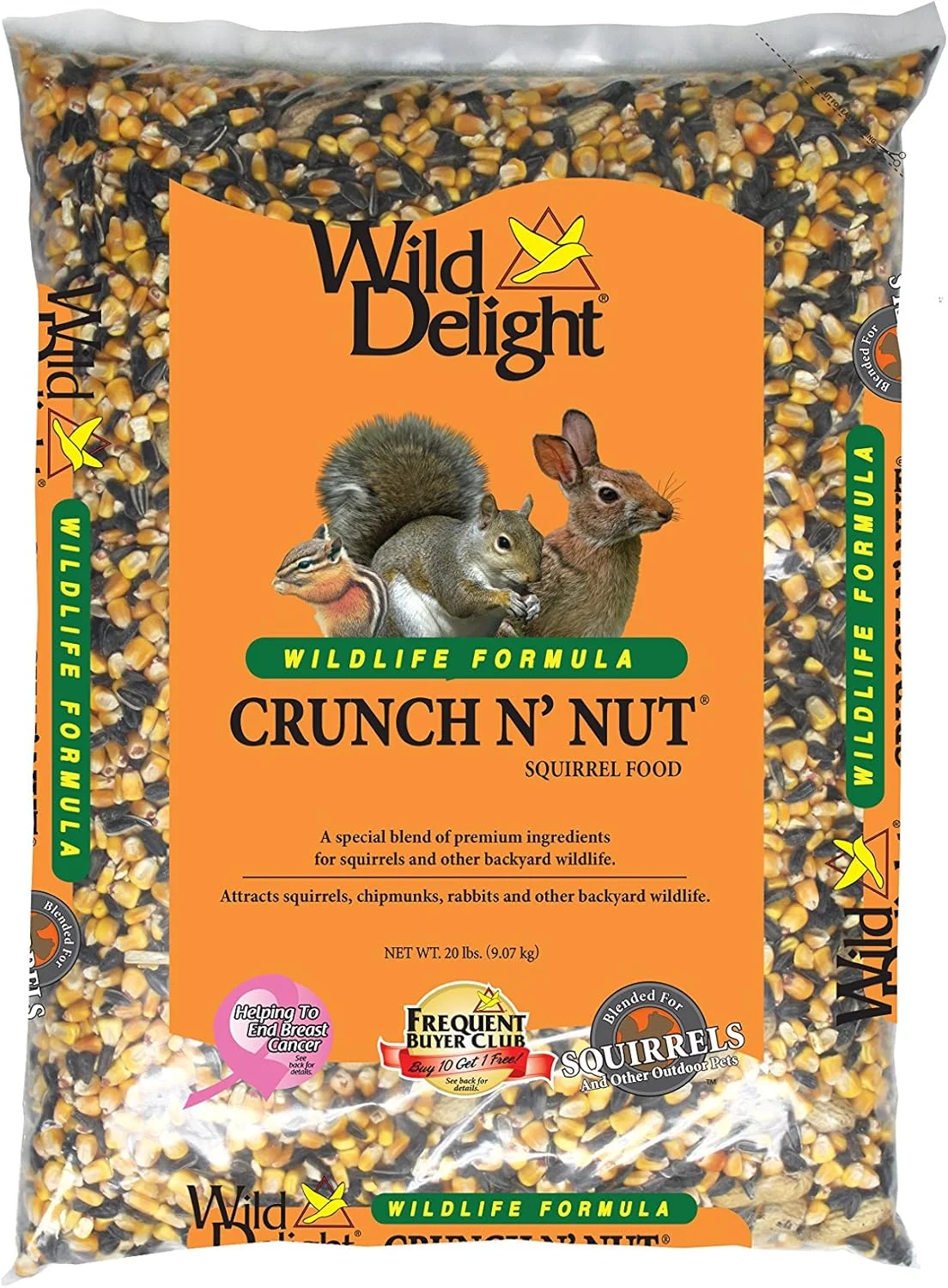 دانه آجیل مخصوص سنجاب Wild Delight 362200، وزن 9 کیلوگرم