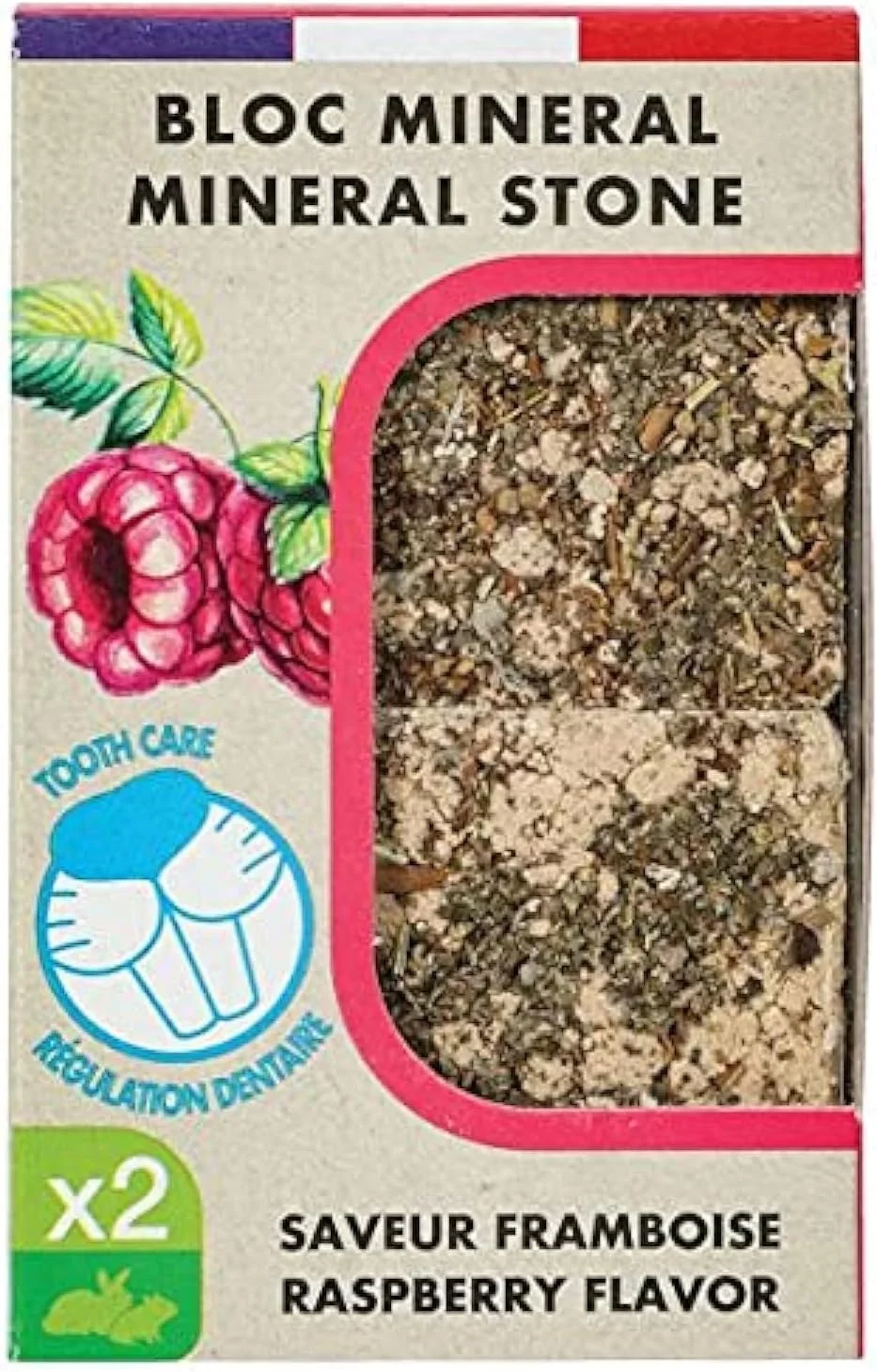 سنگ معدنی جونده زولوکس با طعم تمشک 200 گرمی بسته 2 عددی