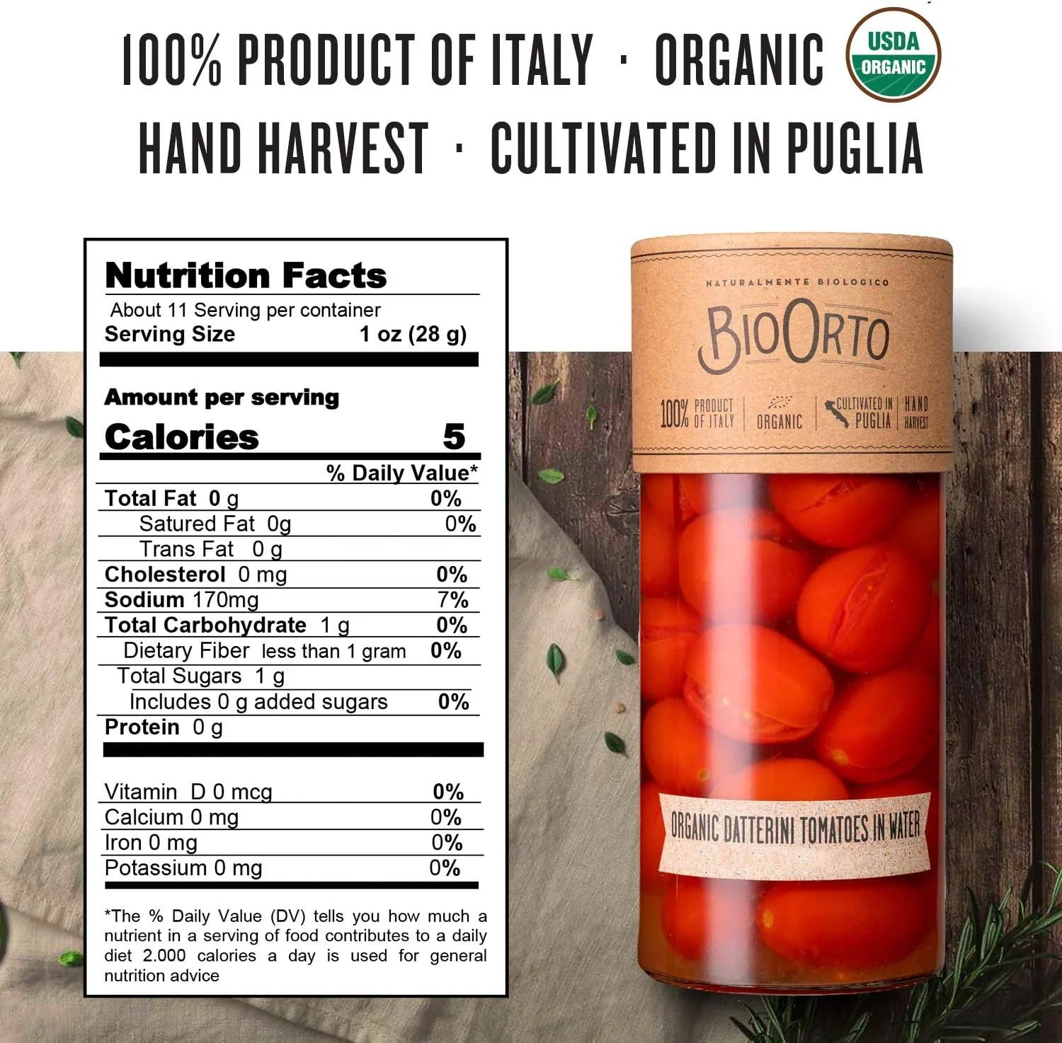 داتِرینو طبیعی BioOrto ۵۵۰ گرم