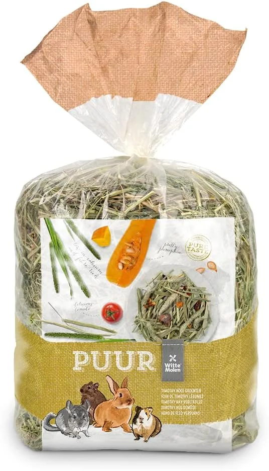 یونجه تیموتی خالص Witte Molen با سبزیجات - 500 گرم