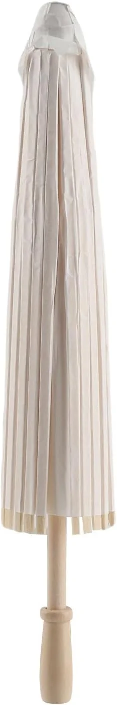 چتر تزئینی کاغذی سفید رمانتیک برای کلاس درس مدرسه، سبک قدیمی، نگهدارنده راحت، نقاشی دستی DIY