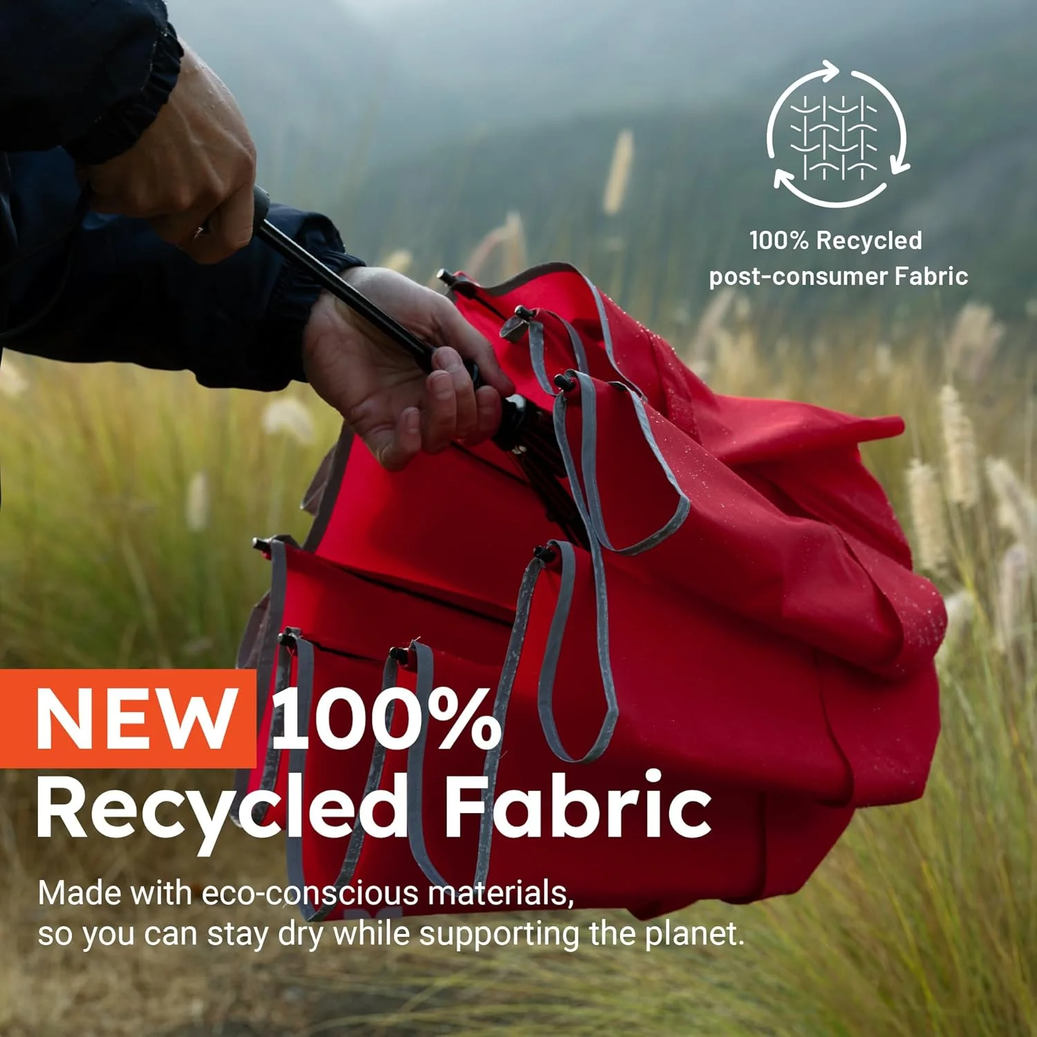 چتر هواشناسی - چتر تاشو - چتر ضد باد مقاوم در برابر باد تا 88 کیلومتر در ساعت