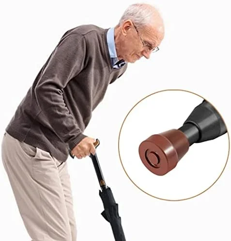 عصا چتری 2 در 1 - چتر عصایی با پره های مقاوم در برابر باد، سبک وزن، با فریم بادوام - هدیه ای ایده آل برای پدر، مناسب کوهنوردی، پیاده روی و استفاده در روزهای بارانی