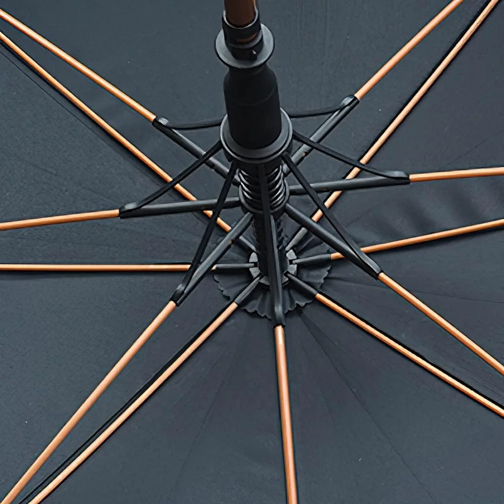 عصا چتری 2 در 1 - چتر عصایی با پره های مقاوم در برابر باد، سبک وزن، با فریم بادوام - هدیه ای ایده آل برای پدر، مناسب کوهنوردی، پیاده روی و استفاده در روزهای بارانی