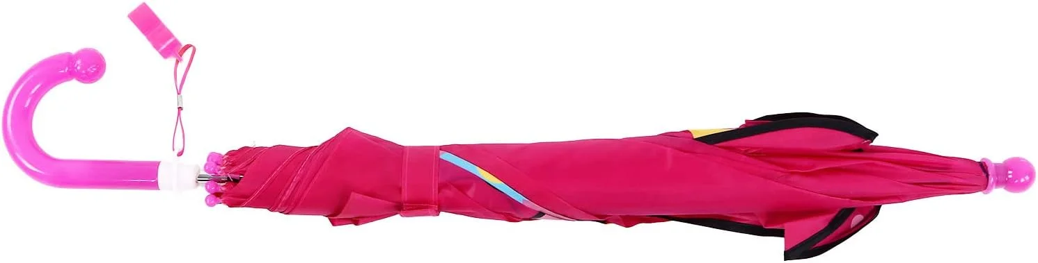 چتر بچه گانه، چتر کارتونی حیوانات بامزه با دسته قلاب دار با گرفتن آسان، طول 58.5 سانتی متر، قطر 77 سانتی متر، 8 میله سبک وزن برای دختران و پسران نوپا