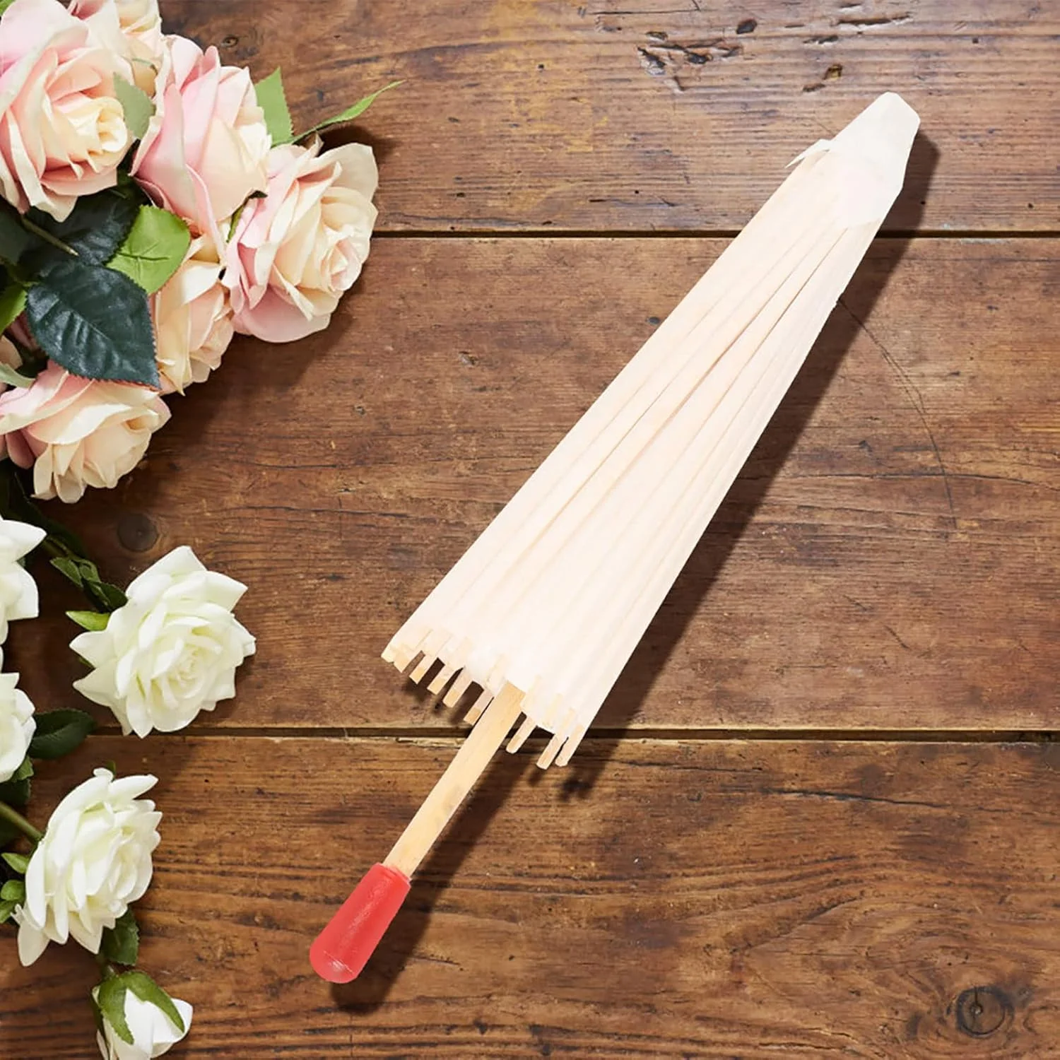 چتر کاغذی دست ساز نفیس به سبک چینی برای دکوراسیون جشن عروسی و استفاده در عکاسی