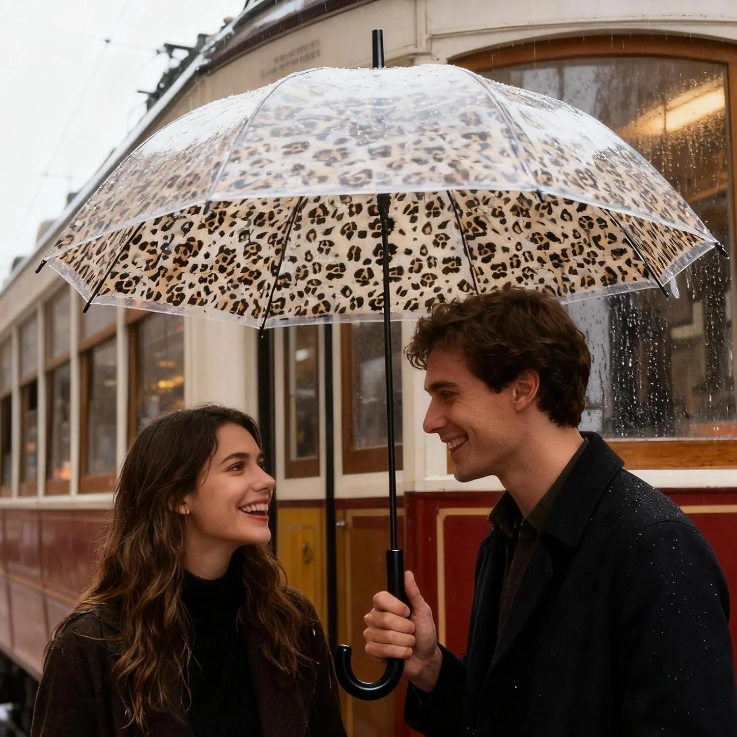 چتر بارانی - چتر حبابی شفاف ضد باد | مناسب بزرگسالان، کودکان، پسران، دختران، مردان و زنان برای پیاده روی، مراسم عروسی، جشن و مسافرت در فضای باز چتر بارانی - چتر حبابی شفاف ضد باد | مناسب بزرگسالان، کودکان، پسران، دختران، مردان و زنان برای پیاده روی، مراسم عروسی، جشن و مسافرت در فضای باز