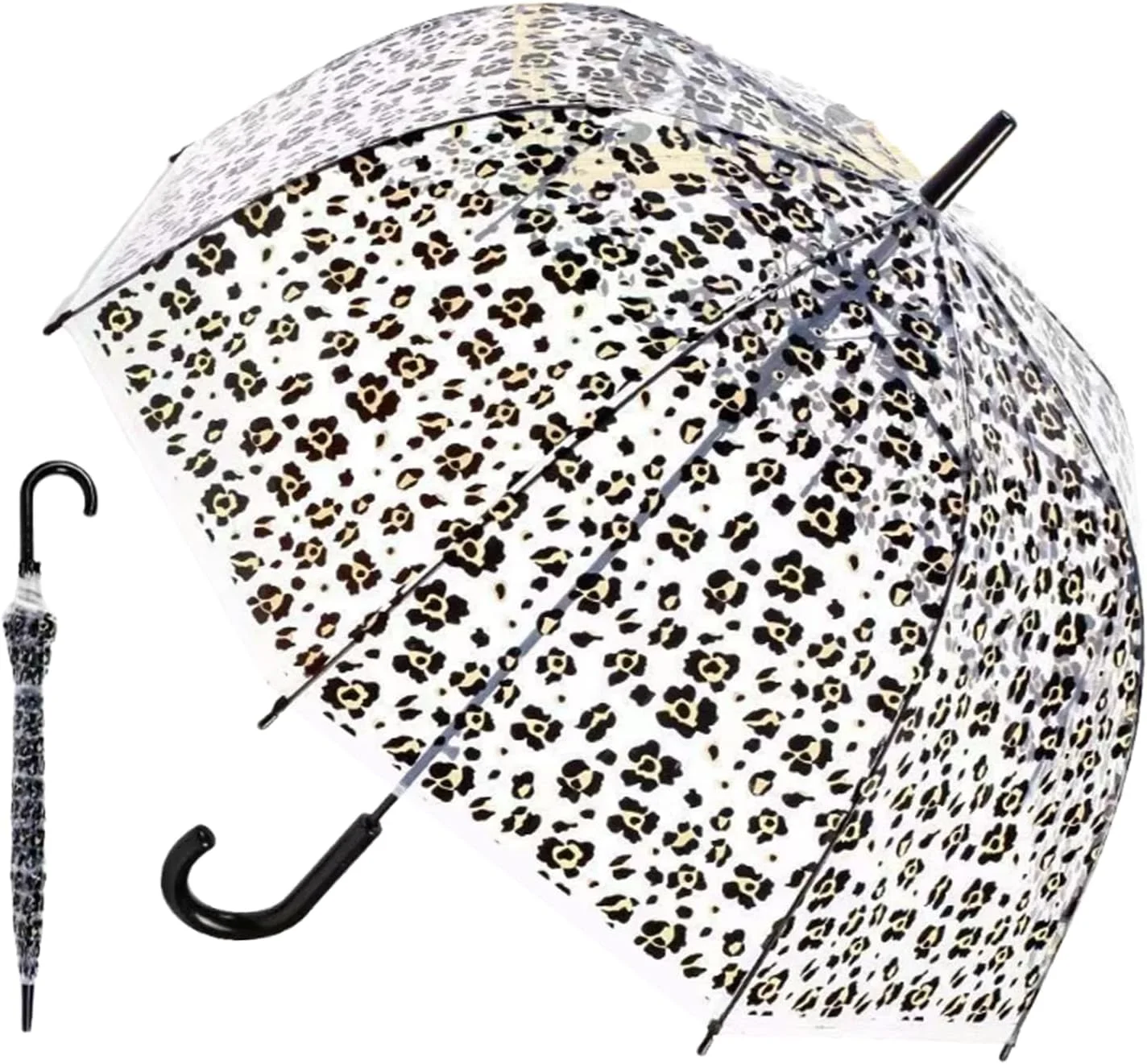 چتر بارانی، چتر حبابی گنبدی با باز شدن خودکار، چتر شفاف ضد باد | مناسب بزرگسالان، کودکان، پسران، دختران، مردان، زنان، پیاده روی، مراسم عروسی، جشن و مسافرت