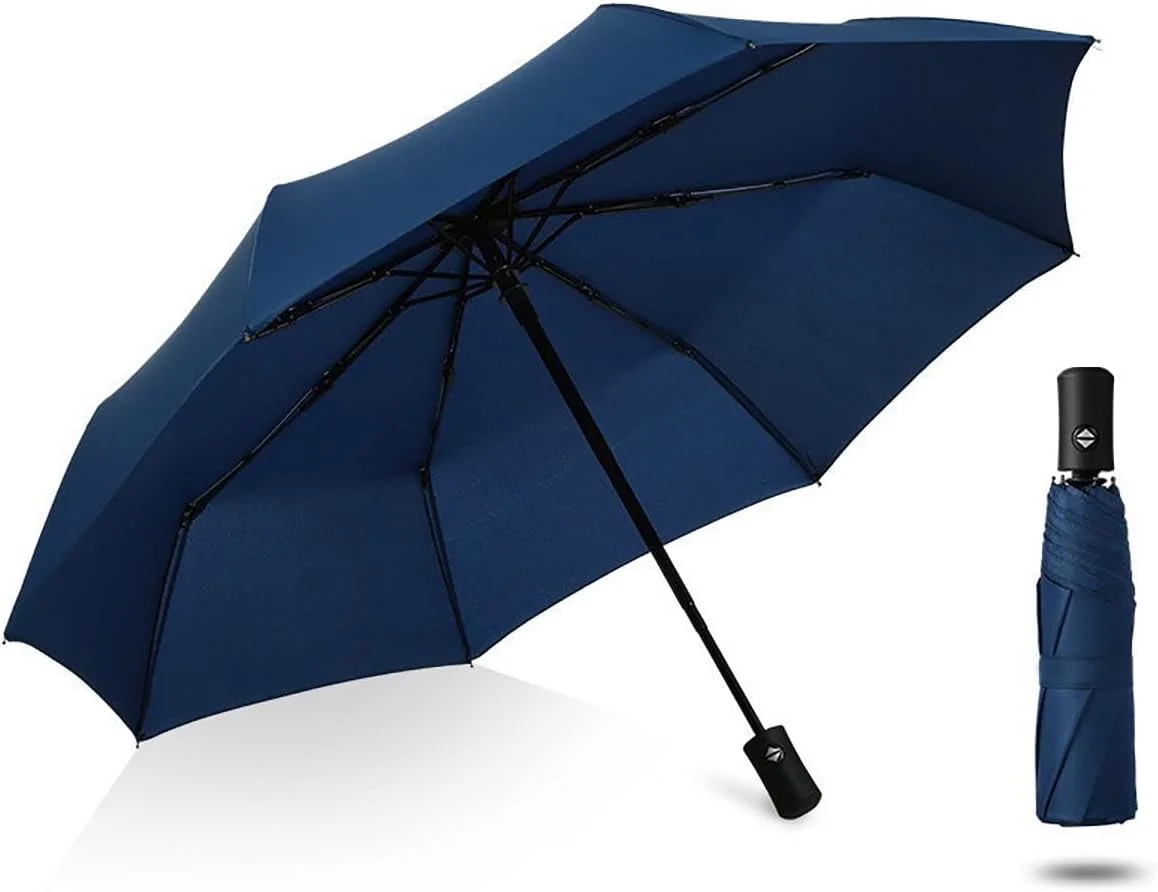 چتر KASTWAVE - چتر برای آقایان، چتر بزرگ ضد باد برای مردان، زنان، کودکان، دختران، پسران، با باز و بسته شدن خودکار