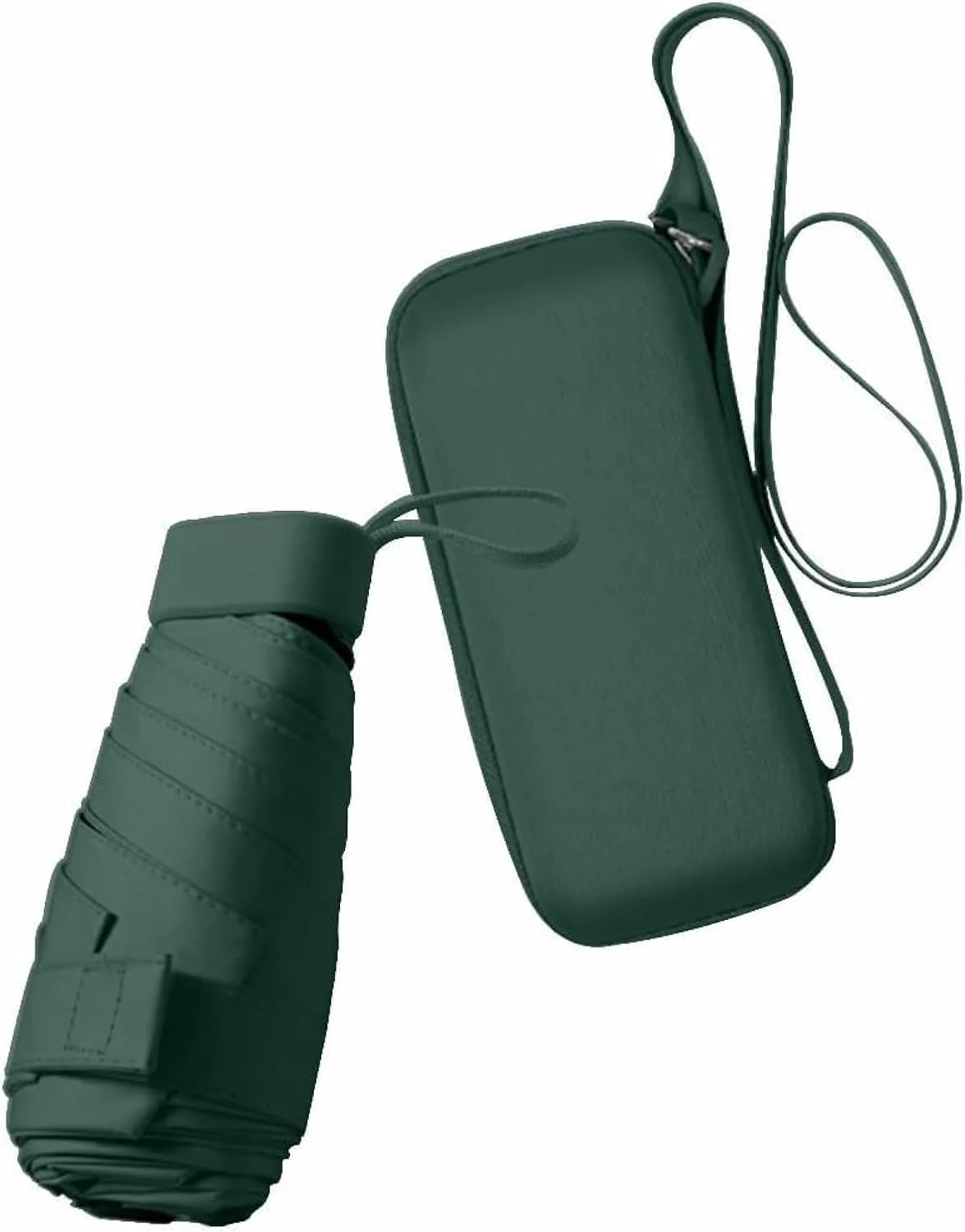 چتر مسافرتی تاشو کوچک ضد باد، چتر آفتابی و بارانی، جمع و جور و قابل حمل برای زنان و مردان