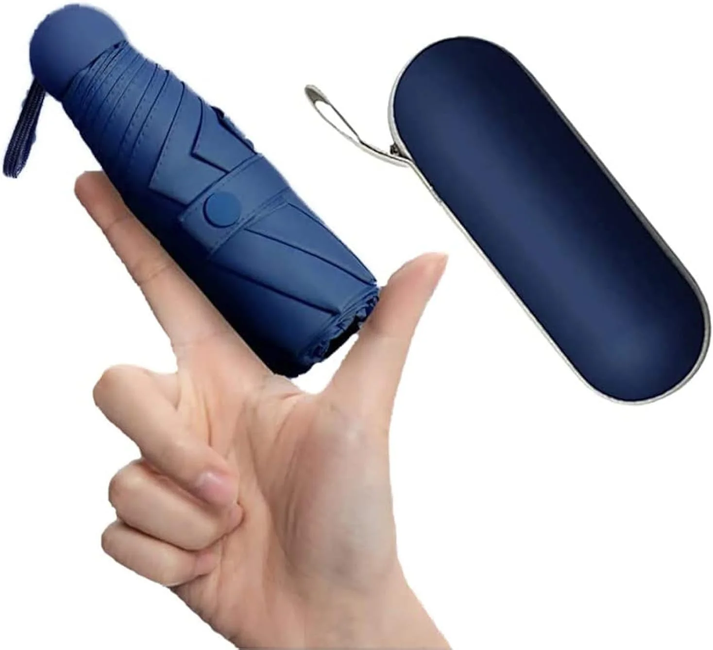 چتر مینی بارانی، چتر مسافرتی تاشو مینی، چتر ضد باد جمع و جور، چتر آفتابی سبک وزن قابل حمل، تاشو کوچک سبک وزن، با محافظت 99٪ در برابر اشعه ماوراء بنفش برای آفتاب و باران، برای زنان و مردان