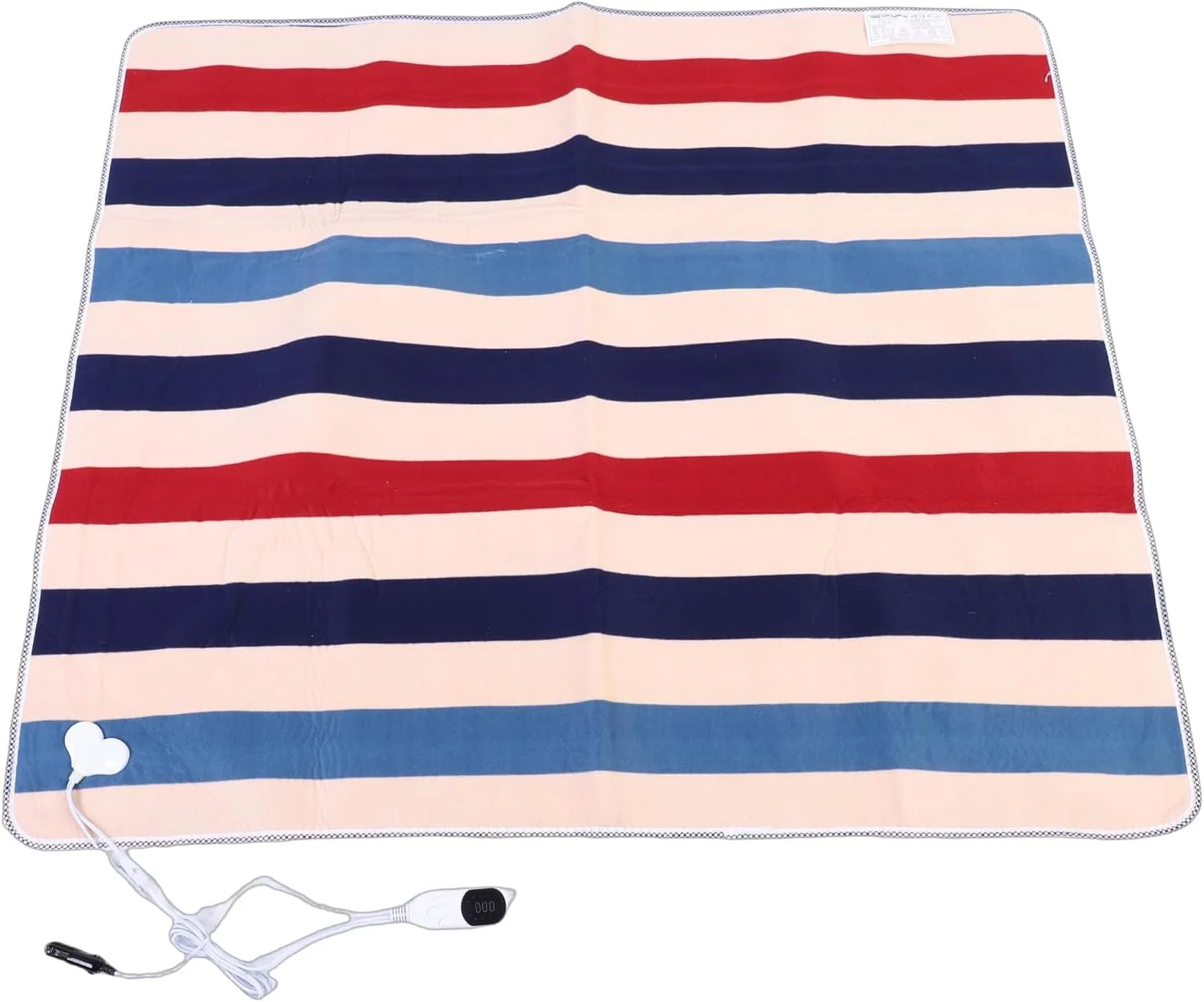 پتو برقی گرمایشی خودرو Bewinner، پتو برقی فلانل نرم، پتو گرمایشی قابل حمل برای مسافرت با 3 تنظیمات تایمر و 9 سطح دما، نرم و راحت برای خودرو، شاسی بلند و کمپینگ