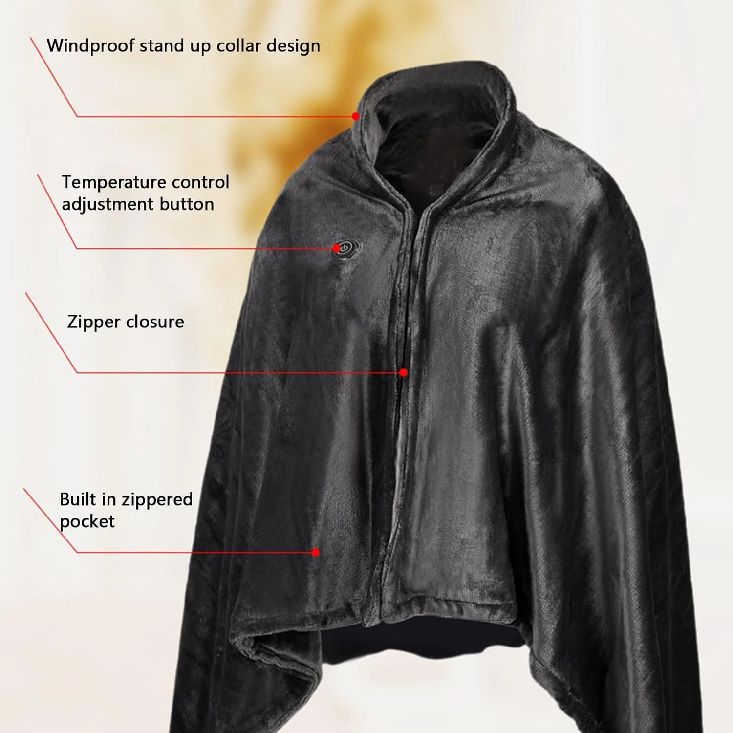 شال گردن گرمایشی Bewinner، پتوی گرمایشی نرم و لطیف با 3 سطح و 9 ناحیه گرمایشی، شال پوشیدنی گرمایشی برای گرم نگه داشتن در خانه و محل کار شال گردن گرمایشی Bewinner، پتوی گرمایشی نرم و لطیف با 3 سطح و 9 ناحیه گرمایشی، شال پوشیدنی گرمایشی برای گرم نگه داشتن در خانه و محل کار