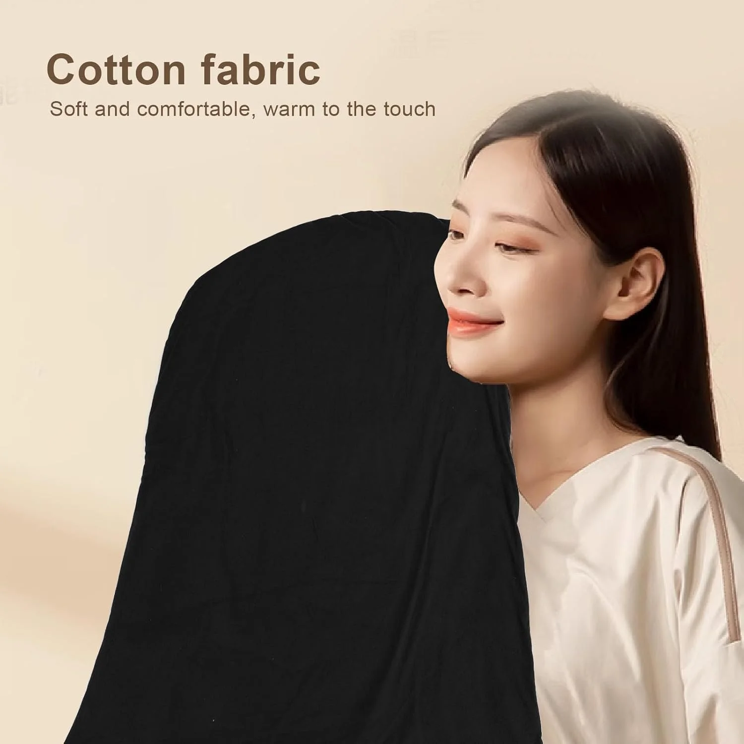 پتوی برقی گرمایشی کرایفوکت، پتوی گرم کننده پنبه ای نرم، گرمایش ایمن و کارآمد برای خانه و محل کار، طراحی کم مصرف (مشکی) پتوی برقی گرمایشی کرایفوکت، پتوی گرم کننده پنبه ای نرم، گرمایش ایمن و کارآمد برای خانه و محل کار، طراحی کم مصرف (مشکی)