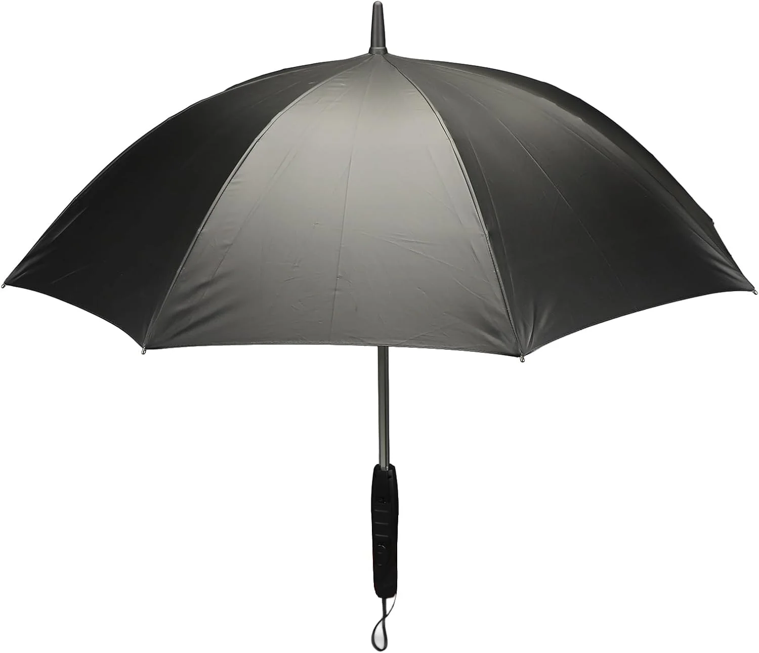 چتر آفتابی با فن و اسپری مه پاش، چتر بارانی 8 پره 3 در 1، چتر خنک کننده شخصی قابل حمل، چتر خنک کننده، مناسب پیاده روی (نقره ای)