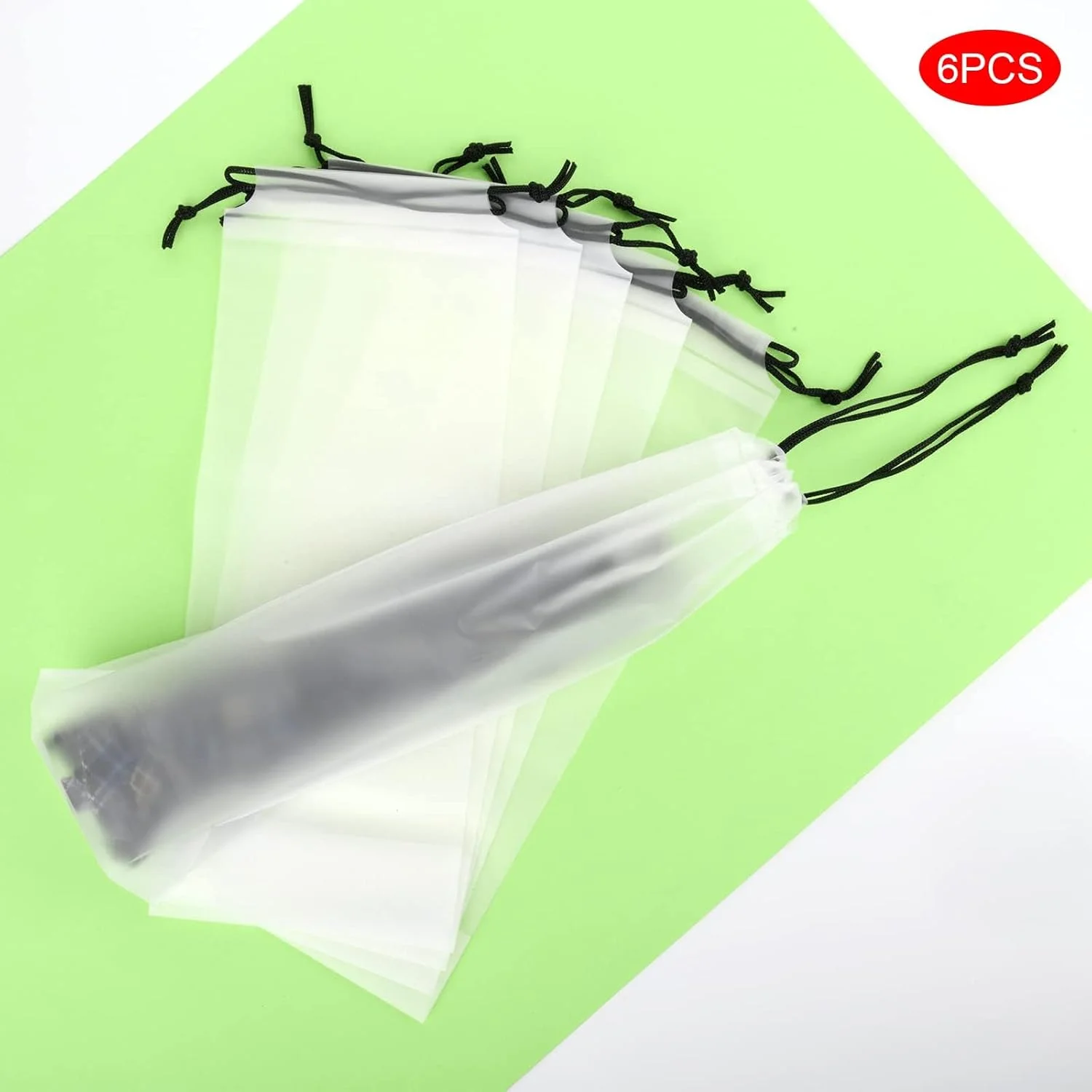 ست ۶ عددی کاور چتر، کیسه چتر خیس، کیف نگهداری چتر تاشو نیمه شفاف، آستین ضد آب مسافرتی، کیف حمل مجدد با بند کشی (۱۳" در ۵" برای چترهای تاشو) ست ۶ عددی کاور چتر، کیسه چتر خیس، کیف نگهداری چتر تاشو نیمه شفاف، آستین ضد آب مسافرتی، کیف حمل مجدد با بند کشی (۱۳" در ۵" برای چترهای تاشو)