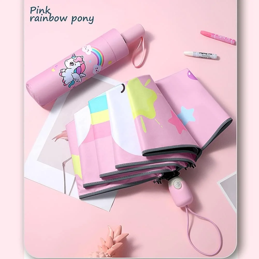 چتر مسافرتی ضد باد برای آفتاب و باران، چتر تاشو اتوماتیک باز و بسته شو، چتر تاشو جمع و جور برای دختران و پسران، یک سایز چتر مسافرتی ضد باد برای آفتاب و باران، چتر تاشو اتوماتیک باز و بسته شو، چتر تاشو جمع و جور برای دختران و پسران، یک سایز