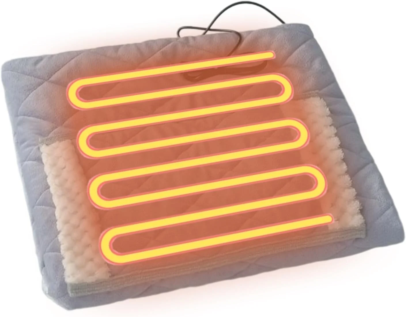 پتو برقی گرمایشی | روکش نرم جداشدنی 70x100 سانتی متر | پتو برقی USB با گرمایش سریع، برای محل کار، خانه، تخت خواب، مسافرت، استراحت روی مبل در زمستان