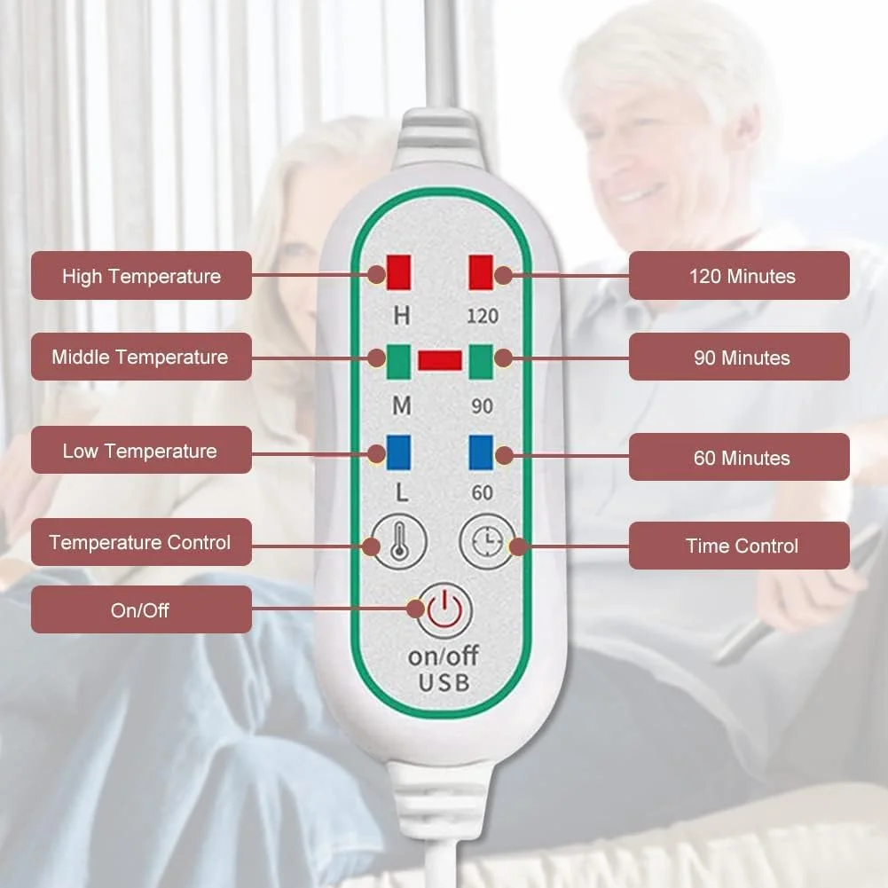 شال پشمی گرمایشی برقی USB، پتوی پشمی پوشیدنی گرم شونده با دکمه فشاری، 3 تنظیمات دما و تایمر، شنل راحت برای خانه، دفتر، فضای باز، استفاده در سفر (140*80 سانتی متر) شال پشمی گرمایشی برقی USB، پتوی پشمی پوشیدنی گرم شونده با دکمه فشاری، 3 تنظیمات دما و تایمر، شنل راحت برای خانه، دفتر، فضای باز، استفاده در سفر (140*80 سانتی متر)