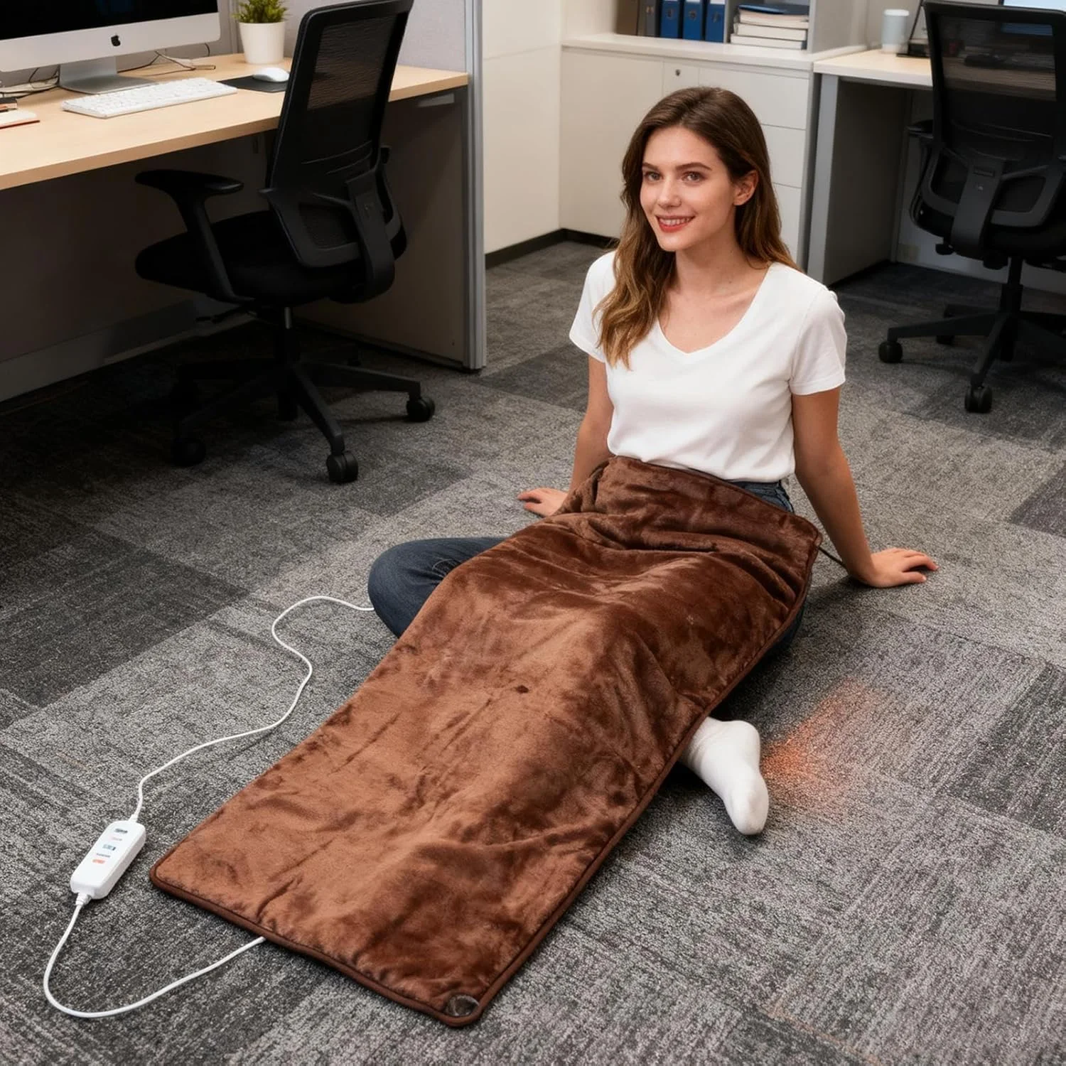 پتوی برقی - پتو برقی نرم و گرم شونده با 3 تنظیم حرارت و منبع تغذیه USB - مناسب برای خانواده، دوستان، آقایان، بانوان، مدرسه، منزل، مسافرت، اداره، مبل پتوی برقی - پتو برقی نرم و گرم شونده با 3 تنظیم حرارت و منبع تغذیه USB - مناسب برای خانواده، دوستان، آقایان، بانوان، مدرسه، منزل، مسافرت، اداره، مبل