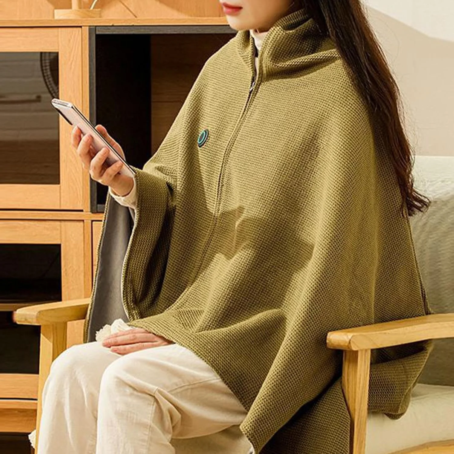 شال گرمایشی USB، پتوی گرمایشی برقی، گرم و قابل شستشو، شال قابل حمل با 3 حالت گرما، گرم کننده گردن و شانه، پد زانو و کوسن صندلی برای دفتر کار، خانه، شانه و گردن شال گرمایشی USB، پتوی گرمایشی برقی، گرم و قابل شستشو، شال قابل حمل با 3 حالت گرما، گرم کننده گردن و شانه، پد زانو و کوسن صندلی برای دفتر کار، خانه، شانه و گردن