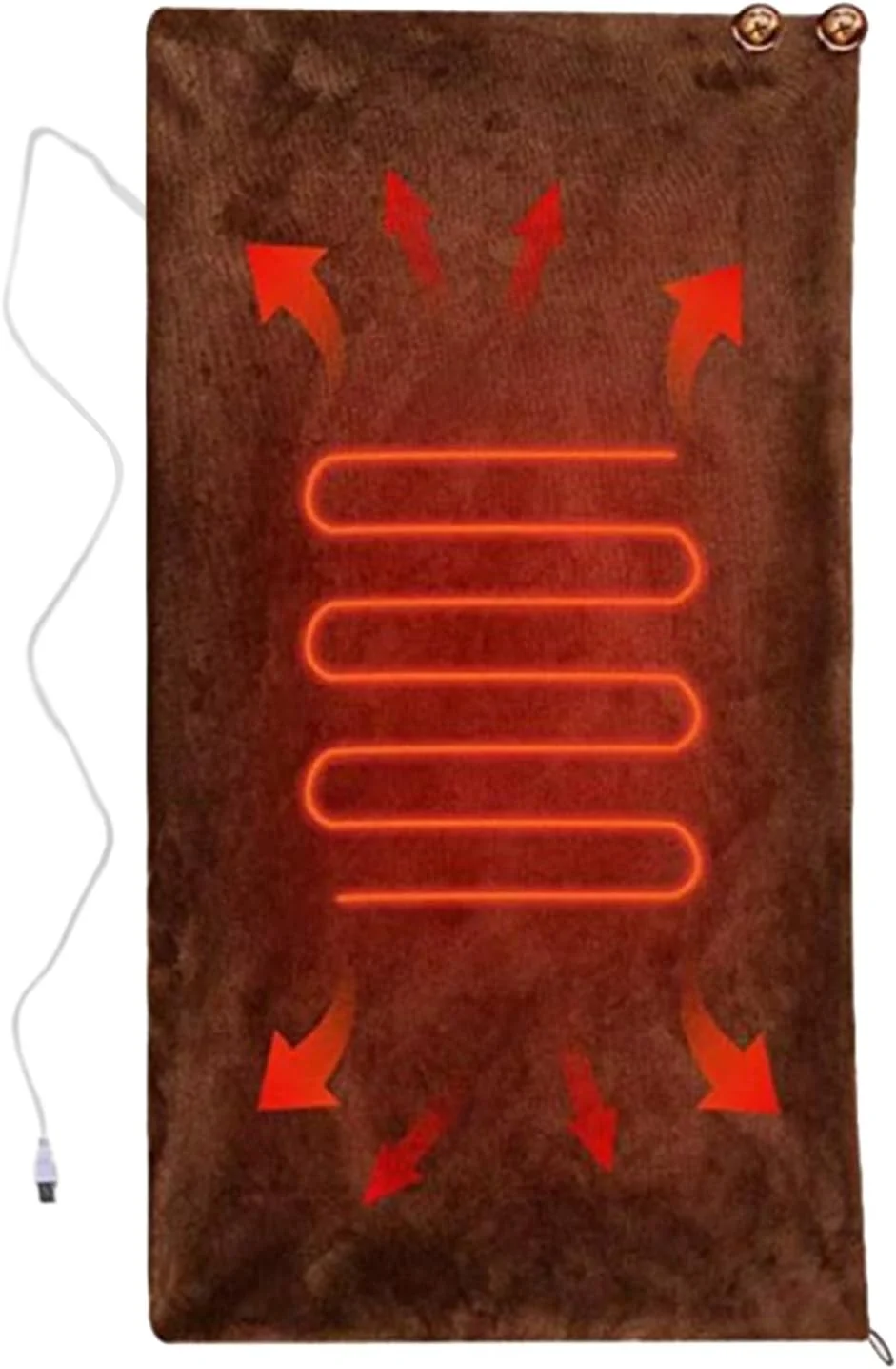 پتو برقی | 3 حالت گرمایش با USB، نرم و تنفس پذیر | پتو گرمایشی برقی، برای دوستان، آقایان، بانوان، مدرسه، منزل، مسافرت، اداره، مبل، صندلی