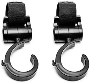 ۲ عدد گیره آویز کالسکه کودک، چرخشی و بادوام ۲ عدد گیره آویز کالسکه کودک، چرخشی و بادوام