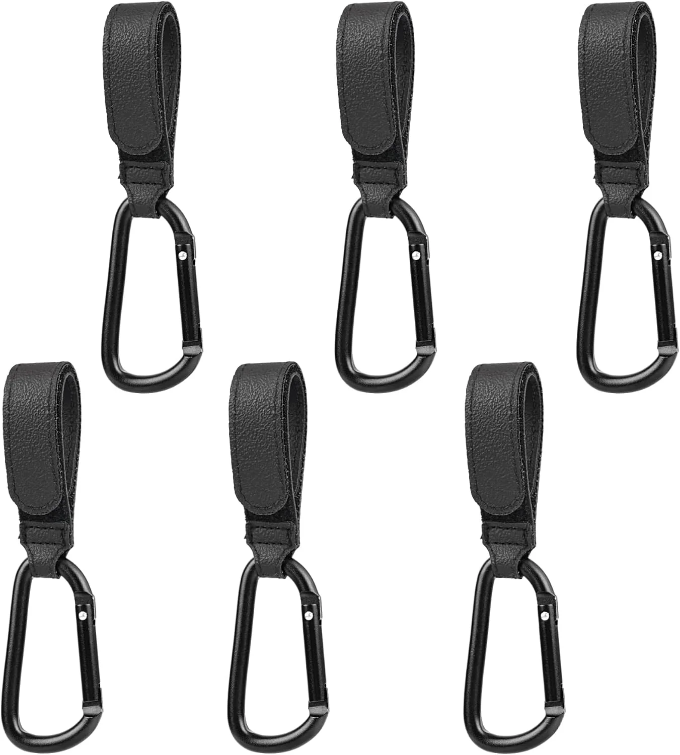 گیره های کالسکه برای کیف، گیره و قلاب کالسکه کودک، هر کدام 15 کیلوگرم را تحمل می کنند، گیره کارابین قابل تنظیم برای کالسکه